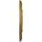 Ekena Millwork Apollo Ceiling Medallion (Fits Canopies up to 5 5/8"), 16 1/2"OD x 3 5/8"ID x 1 1/8"P, Gold CM16APGLS - alternate 4